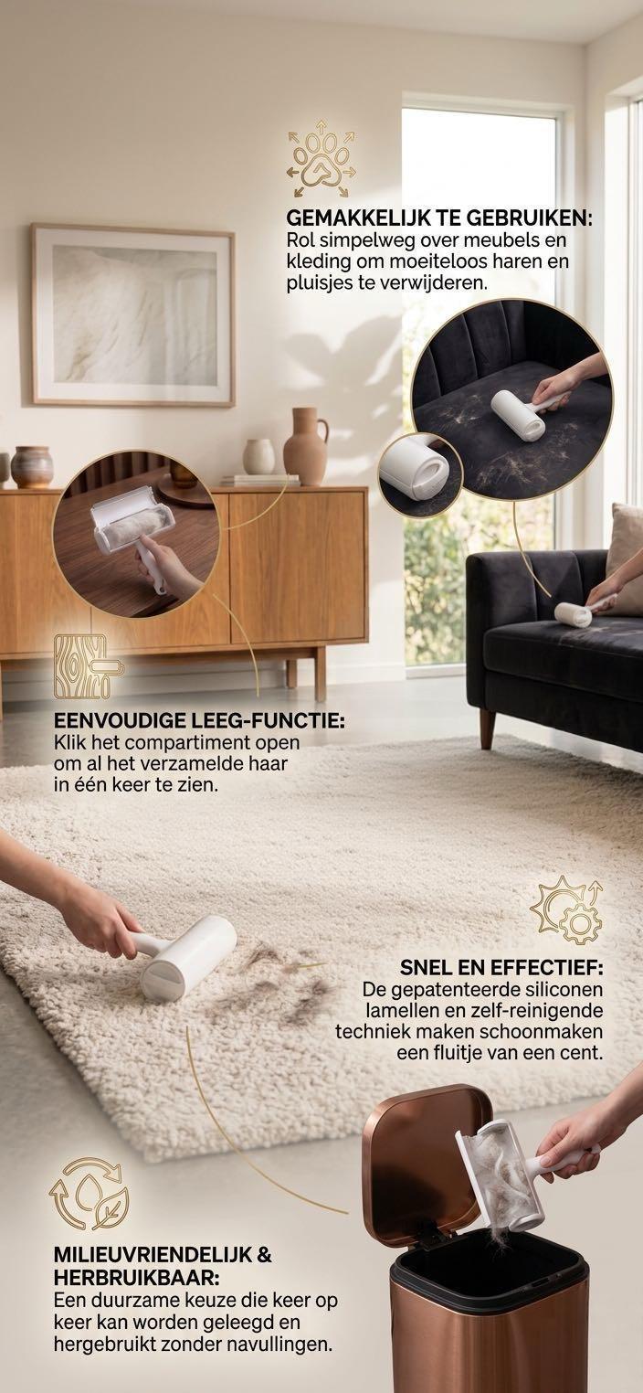 Fur Ease Pro – Professionele Kleding & Haarroller