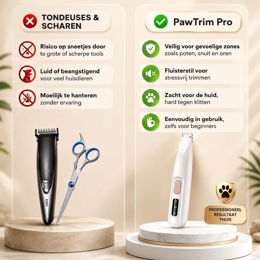 PawTrim Pro Professionele Draadloze Tondeuse