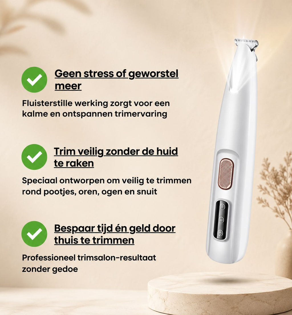 PawTrim Pro Professionele Draadloze Tondeuse