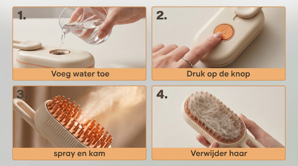 HydroBrush – Professionele Stoomborstel
